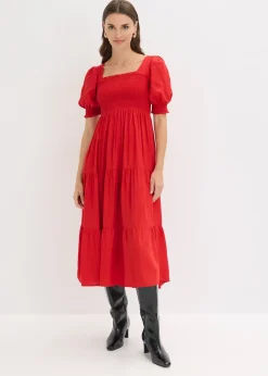 Robe midi imprimée