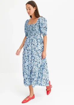 Robe midi imprimée