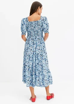 Robe midi imprimée