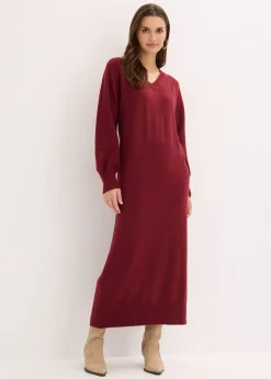 Robe midi oversize en maille