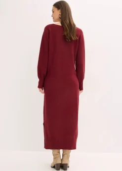 Robe midi oversize en maille