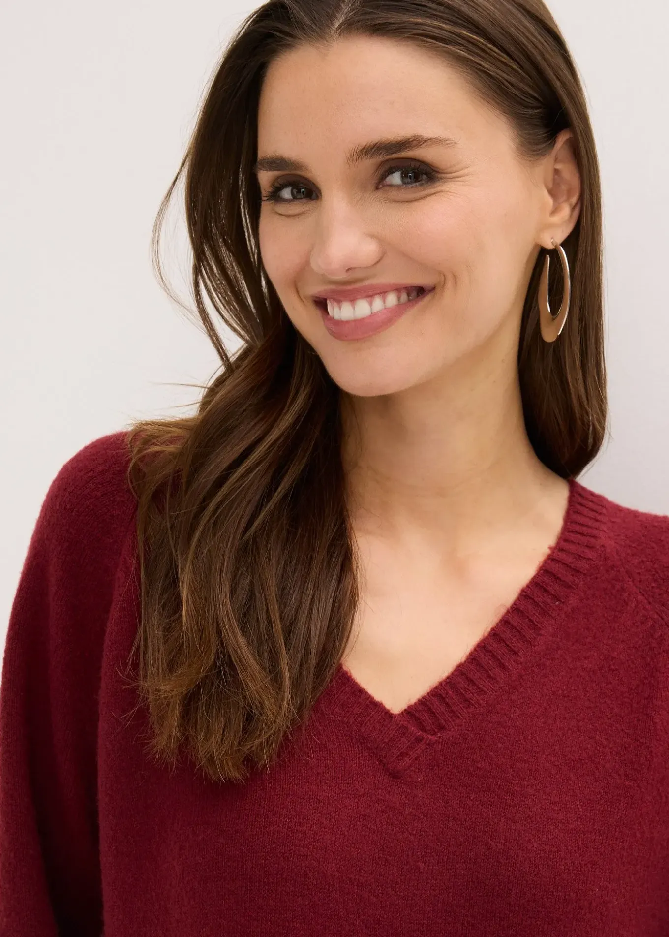 Robe midi oversize en maille