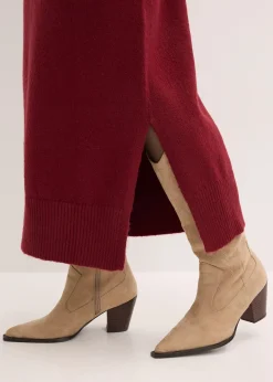 Robe midi oversize en maille