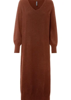 Robe midi oversize en maille