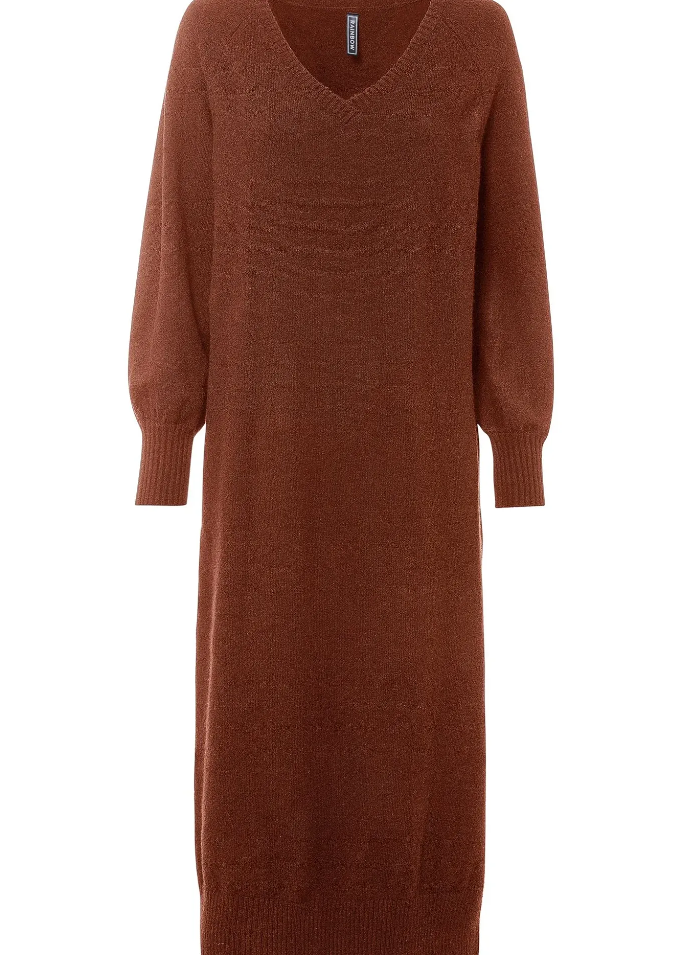 Robe midi oversize en maille