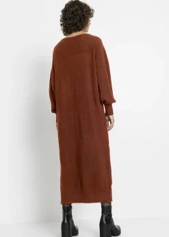 Robe midi oversize en maille
