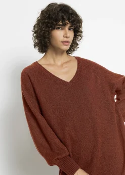 Robe midi oversize en maille