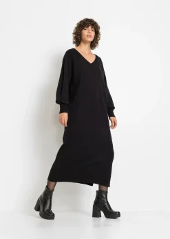 Robe midi oversize en maille