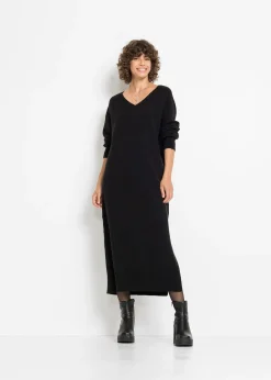 Robe midi oversize en maille