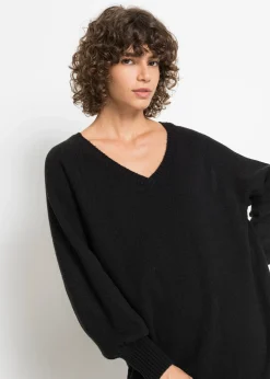 Robe midi oversize en maille