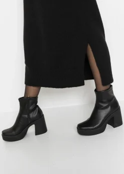 Robe midi oversize en maille