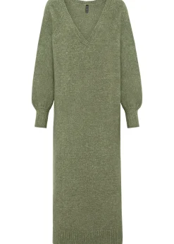 Robe midi oversize en maille