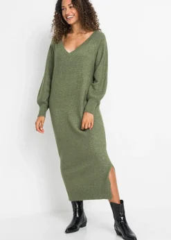 Robe midi oversize en maille