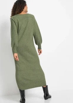 Robe midi oversize en maille