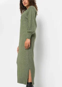 Robe midi oversize en maille