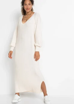 Robe midi oversize en maille