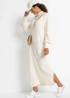 Robe midi oversize en maille
