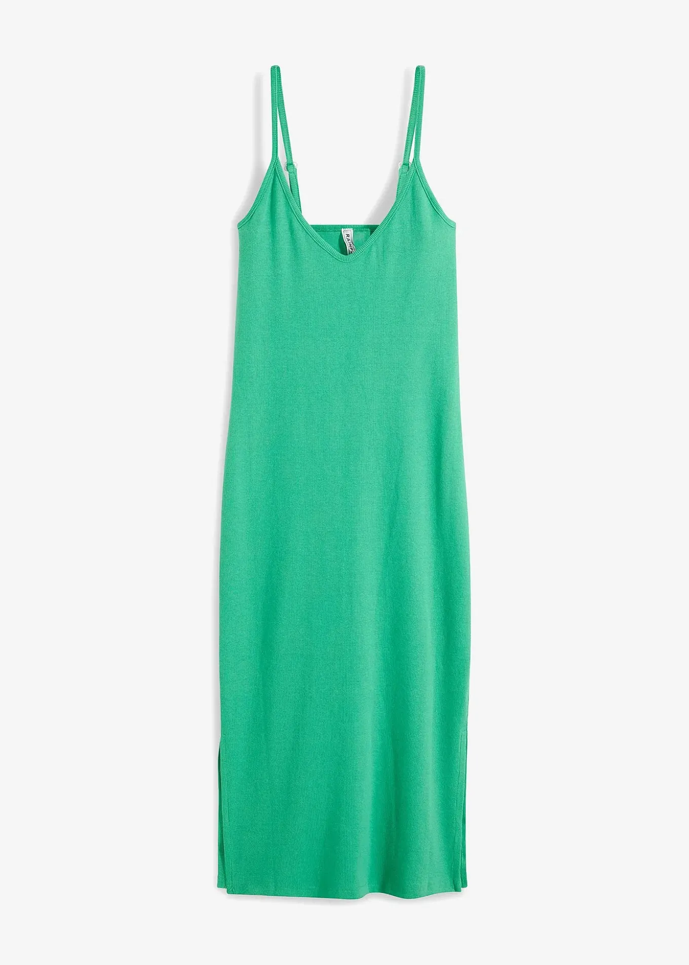 Robe moulante en jersey coton côtelé