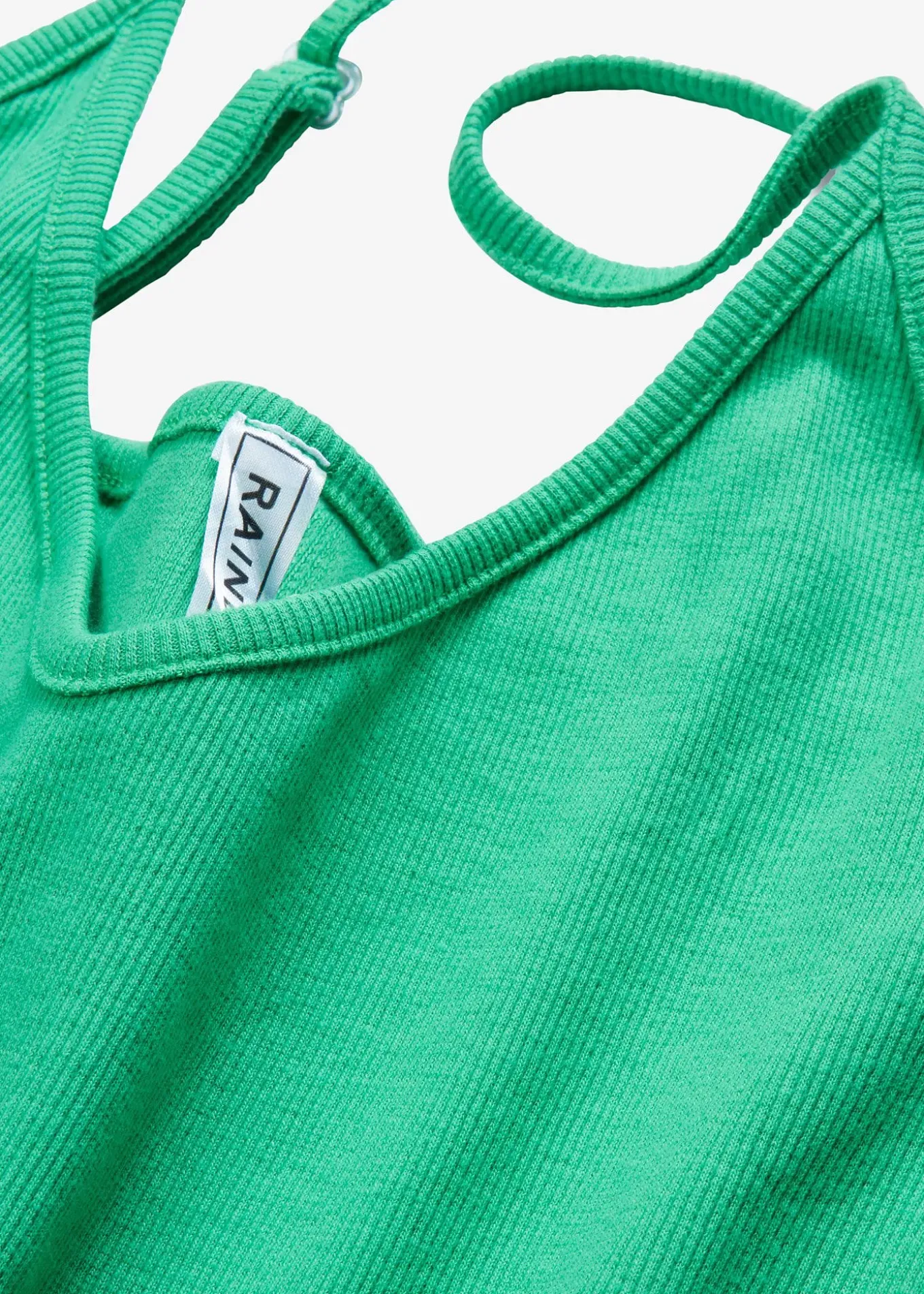 Robe moulante en jersey coton côtelé