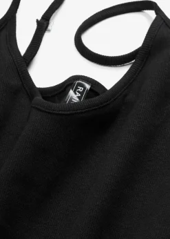 Robe moulante en jersey coton côtelé