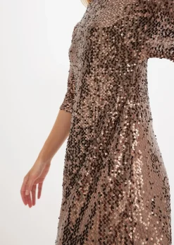 Robe oversize à sequins