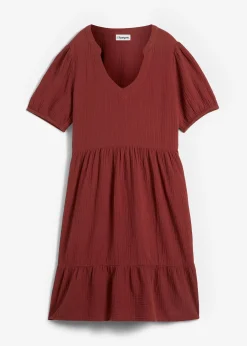 Robe oversize en gaze de coton