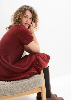 Robe oversize en gaze de coton