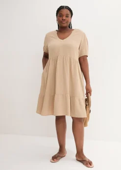 Robe oversize en gaze de coton