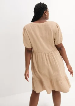 Robe oversize en gaze de coton