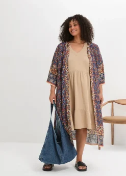 Robe oversize en gaze de coton