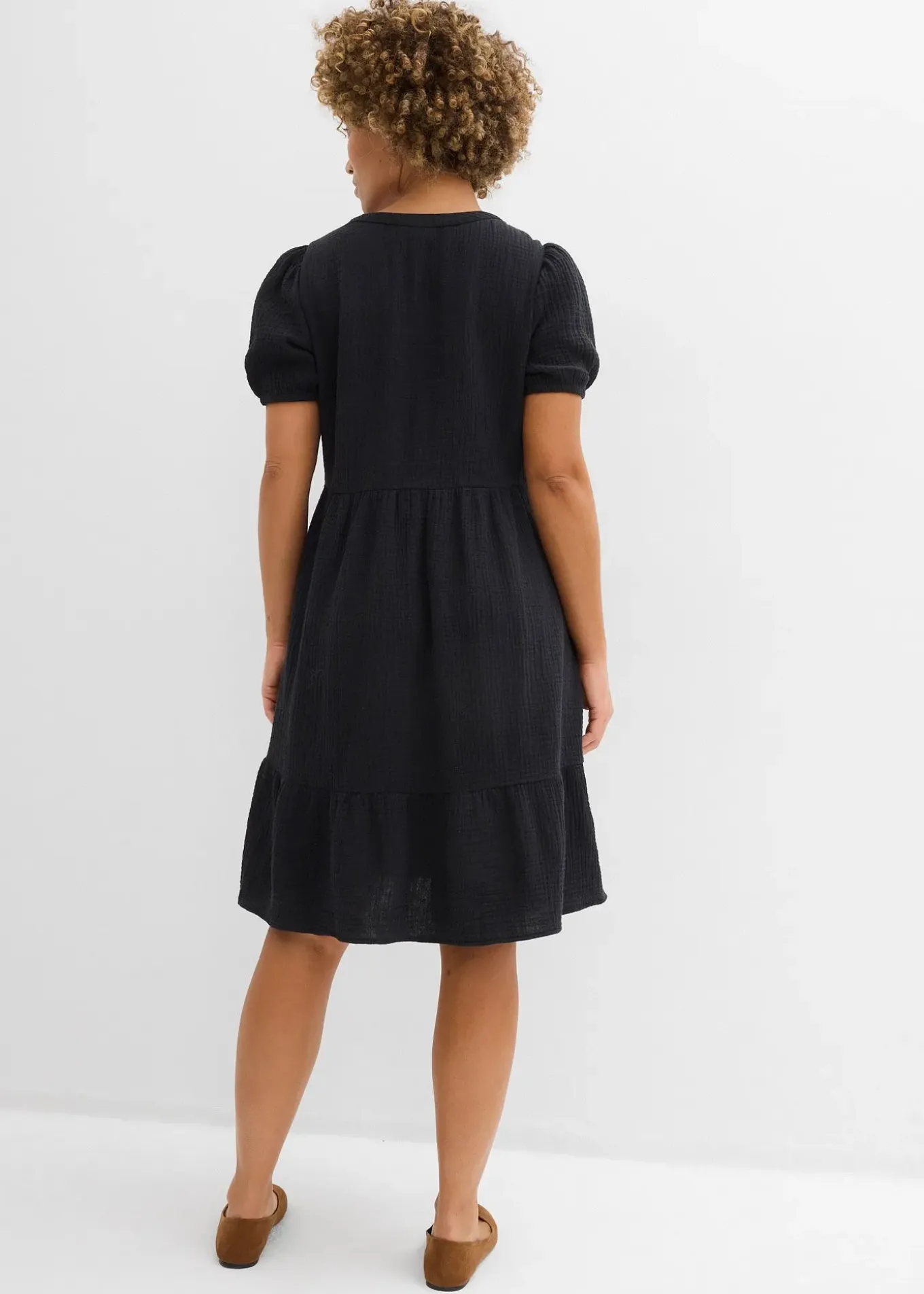 Robe oversize en gaze de coton