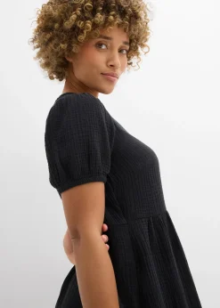 Robe oversize en gaze de coton