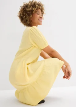 Robe oversize en gaze de coton