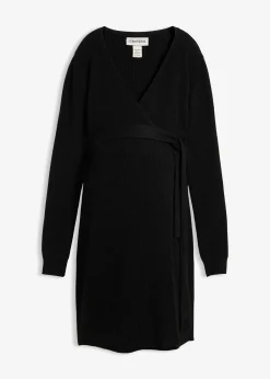 Robe portefeuille en maille pour la grossesse et l’allaitement