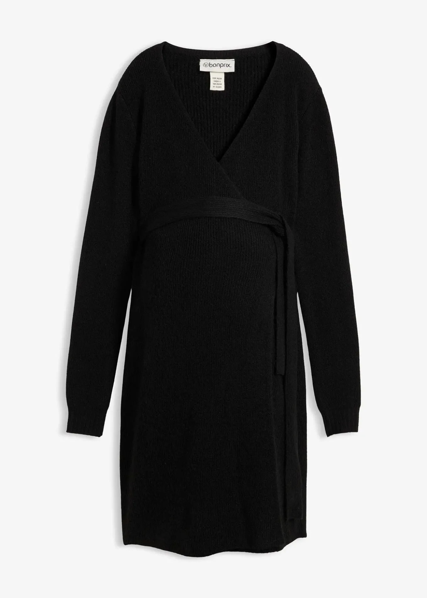 Robe portefeuille en maille pour la grossesse et l’allaitement