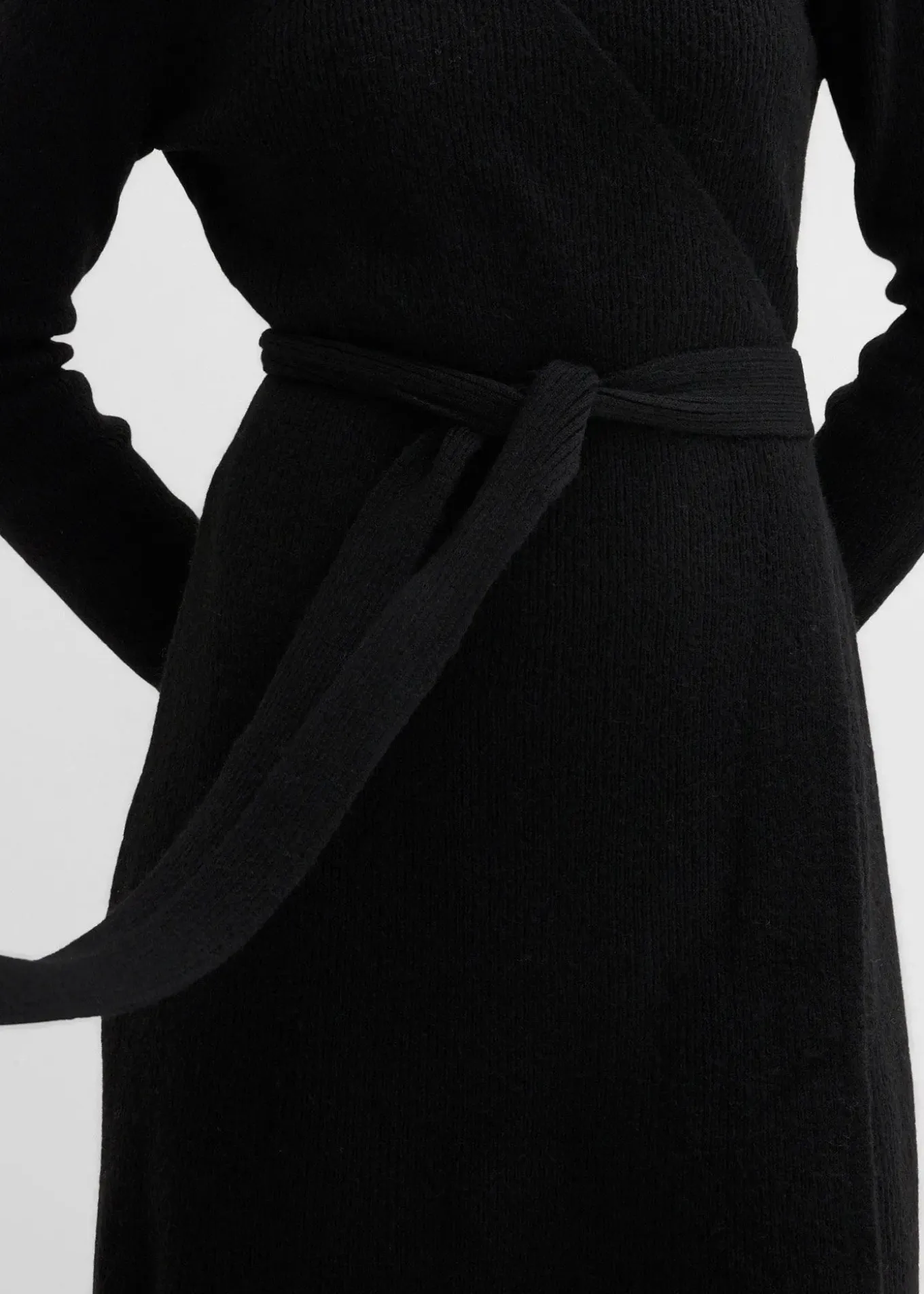 Robe portefeuille en maille pour la grossesse et l’allaitement