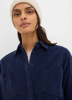 Robe près du corps en velours côtelé