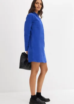 Robe près du corps en velours côtelé