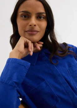 Robe près du corps en velours côtelé