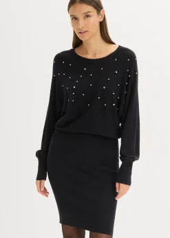 Robe pull douce en viscose majoritaire