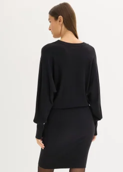 Robe pull douce en viscose majoritaire