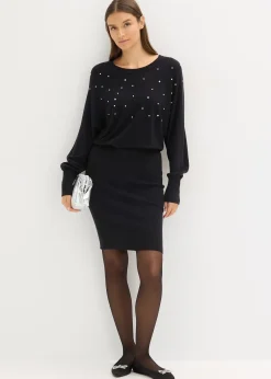 Robe pull douce en viscose majoritaire