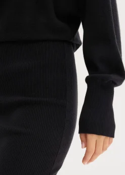 Robe pull douce en viscose majoritaire