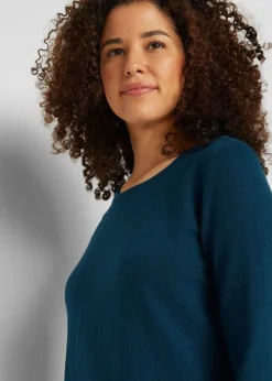 Robe pull en coton majoritaire