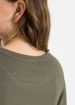 Robe pull en fine maille avec jupe montée