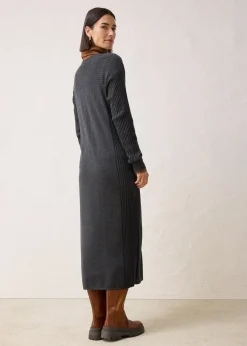 Robe pull en laine mérinos