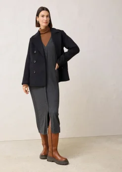 Robe pull en laine mérinos