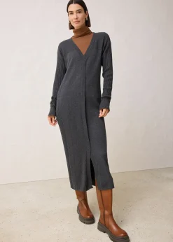 Robe pull en laine mérinos