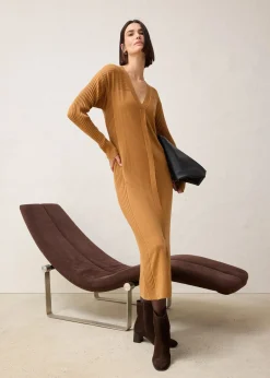 Robe pull en laine mérinos