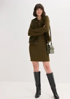 Robe pull en viscose majoritaire